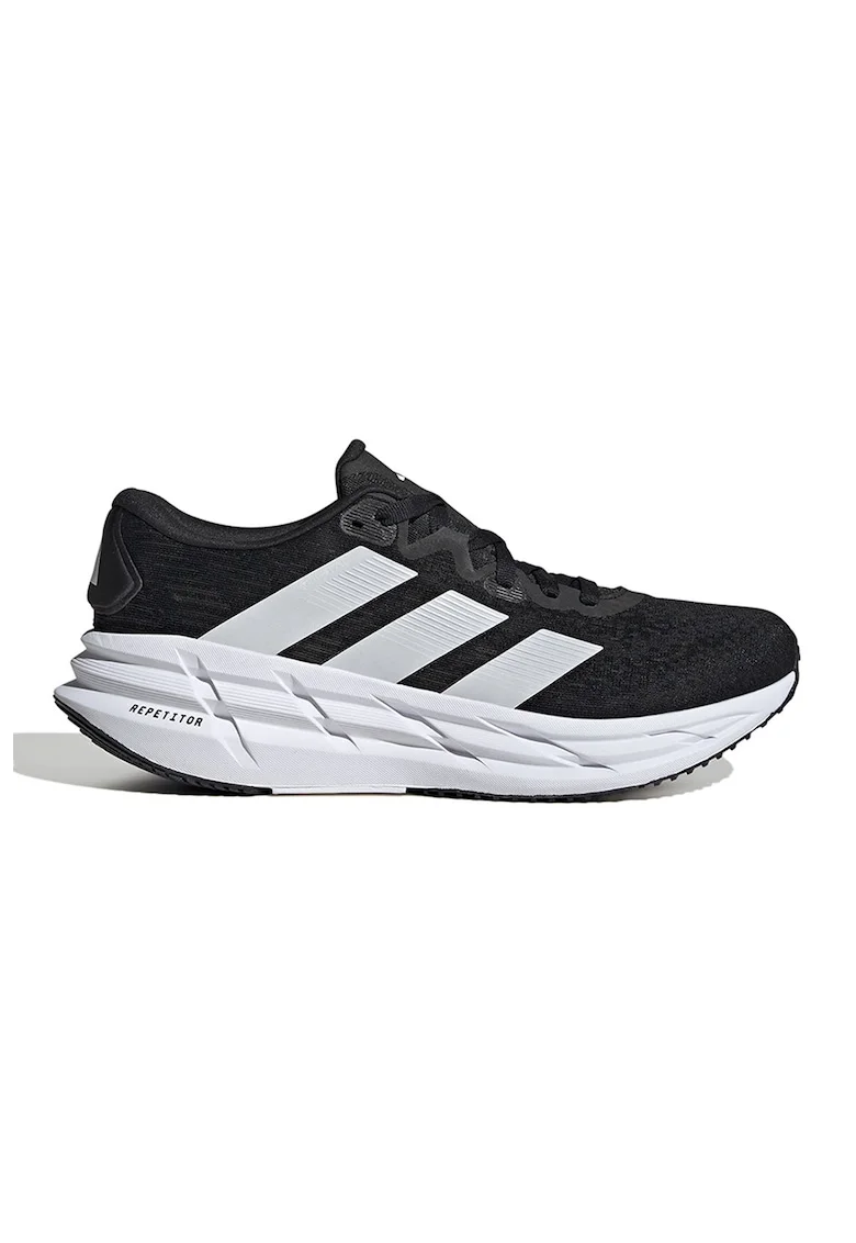 Pantofi cu talpa wedge pentru alergare Adistar, Negru