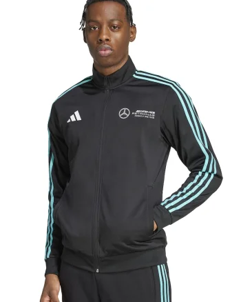 Bluza de trening cu fermoar Motorsport, Alb/Negru/Turcoaz