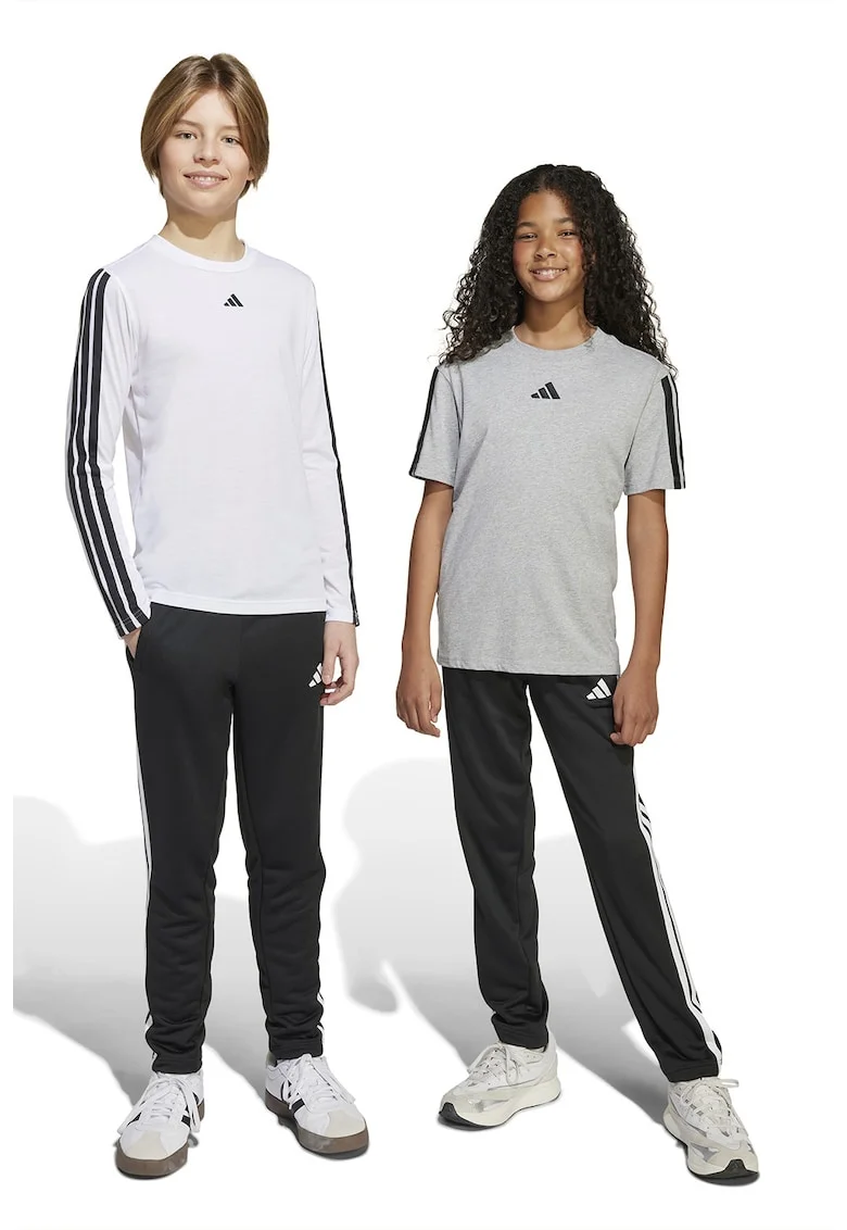 Pantaloni de trening regular fit cu buzunare laterale, Negru