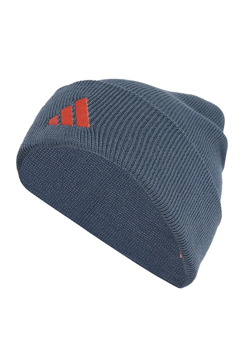 Caciula elastica cu broderie logo, Albastru prafuit