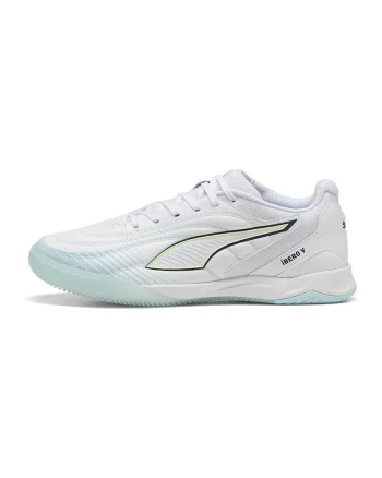 Pantofi low-cut pentru fotbal Ibero V, Alb/Albastru deschis