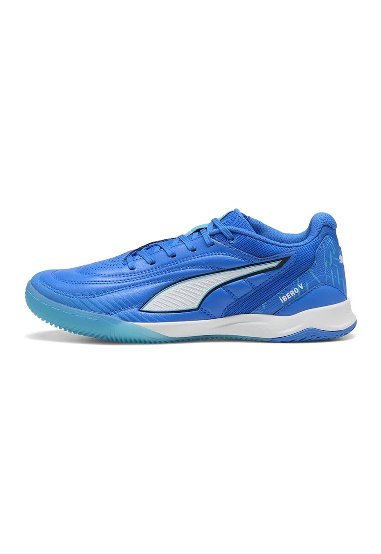 Pantofi low-cut pentru fotbal Ibero V, Alb/Albastru