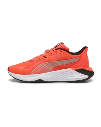 Pantofi din material textil pentru antrenament PWR Hybrid, Negru/Portocaliu mandarina
