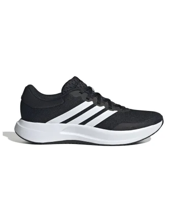 Pantofi Tread Move de plasa cu aspect tricotat pentru alergare, Negru/Alb optic