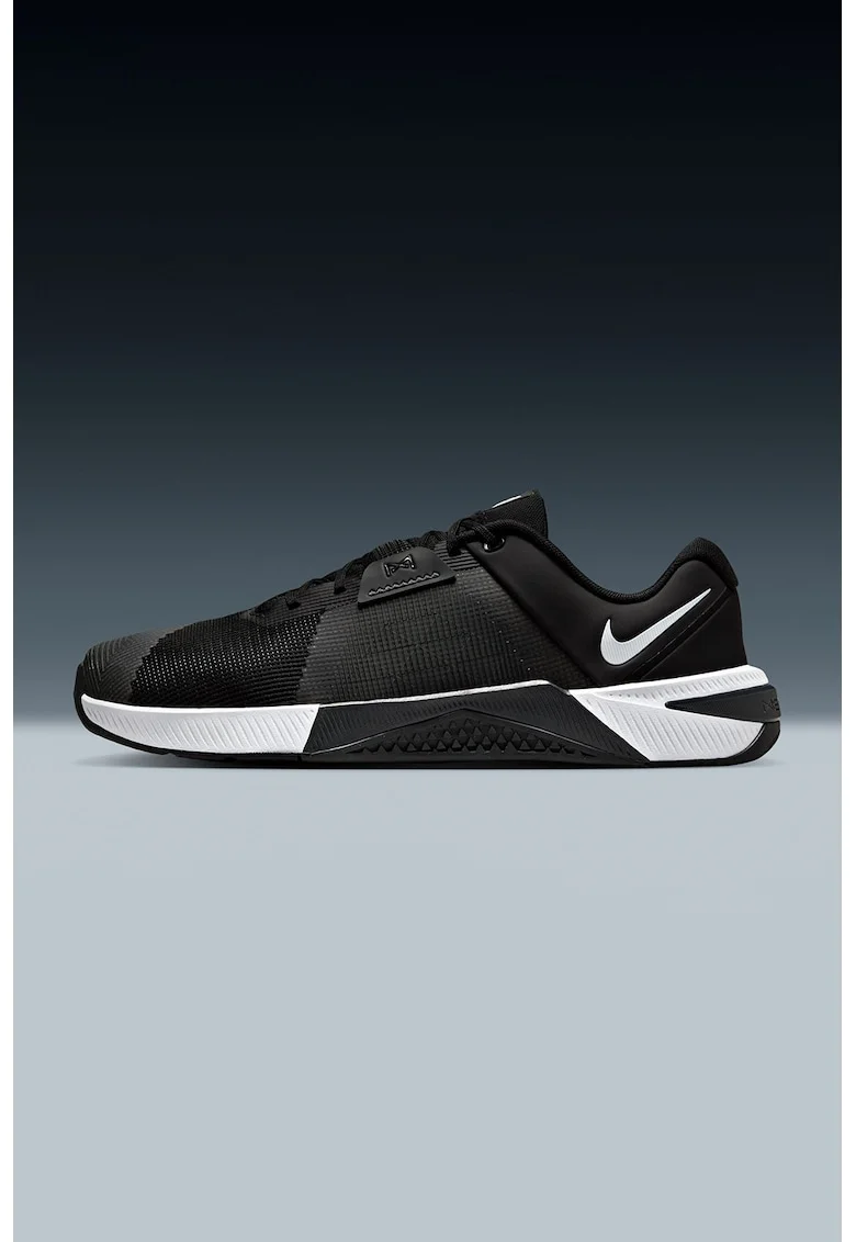 Pantofi Metcon 10 cu logo pentru fitness, Alb/Negru