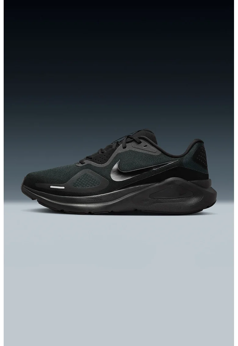 Pantofi sport Road, pentru alergare, Negru stins/Gri antracit