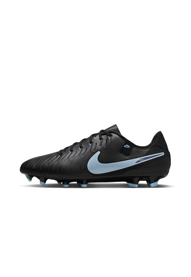 Pantofi Legend 10 Academy din piele ecologica pentru fotbal, Albastru pastel/Negru