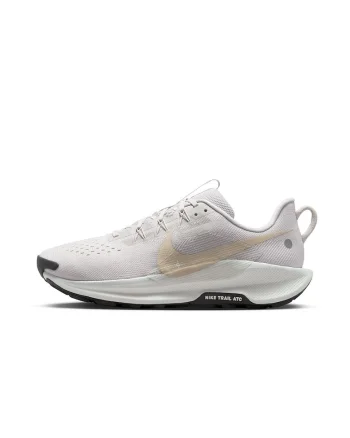 Pantofi ReactX Pegasus 5 pentru alergare pe teren accidentat, Gri deschis/Maro nisip