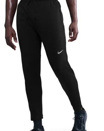 Pantaloni cu tehnologie Dri-FIT pentru alergare Stride, Negru/Argintiu