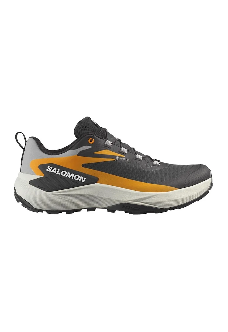 Pantofi Genesis GTX pentru alergare trail, Negru/Gri/Portocaliu