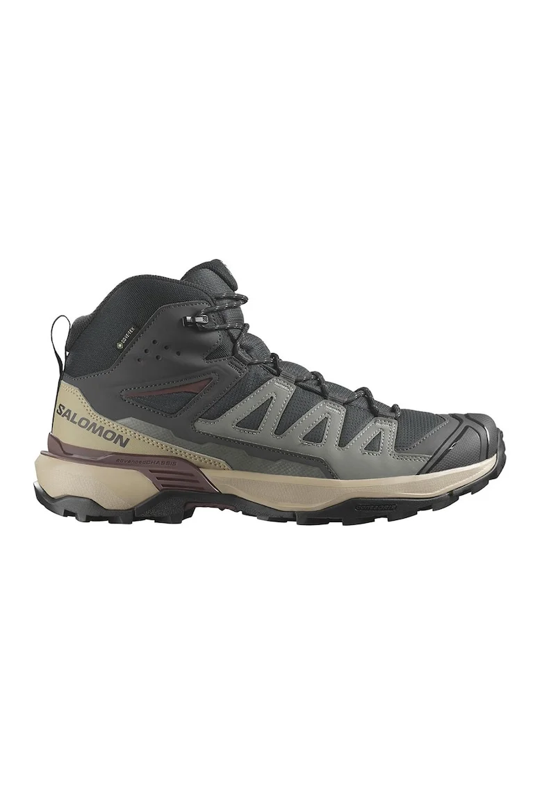 Ghete pentru drumetii Ultra 360 GTX, Negru/Gri/Maro taupe deschis