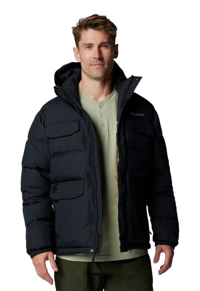 Geaca cu izolatie Landroamer Puffer, Negru