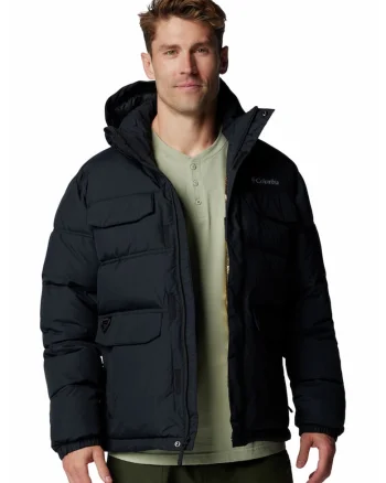 Geaca cu izolatie Landroamer Puffer, Negru