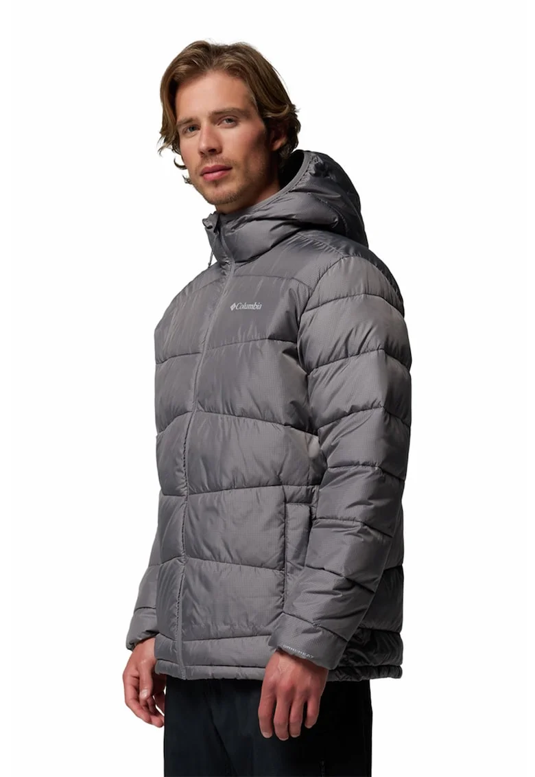 Geaca cu gluga Fivemille Bute II, Gri deschis