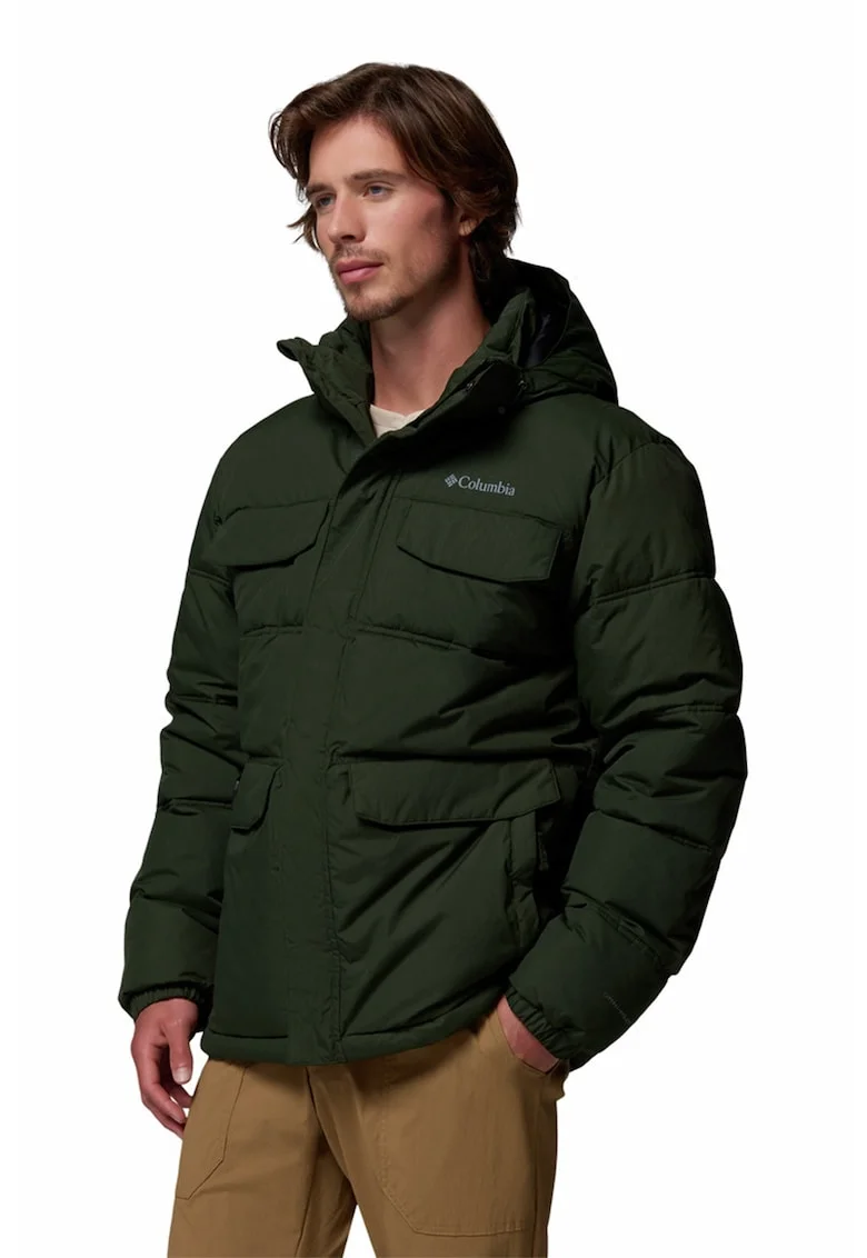 Geaca cu izolatie Landroamer Puffer, Verde padure