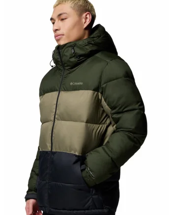 Geaca impermeabila, pentru schi Slope Style, Negru/Verde padure/Verde pal