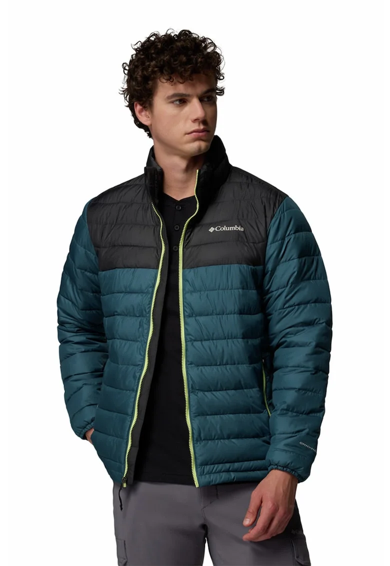 Jacheta pentru trekking Powder Lite II, Albastru inchis/Negru stins