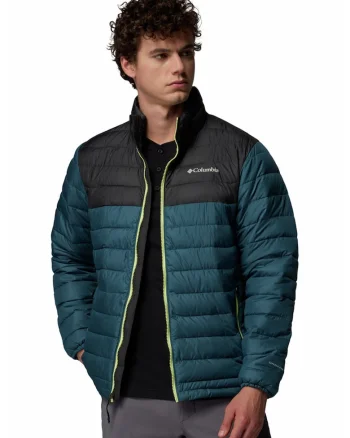 Jacheta pentru trekking Powder Lite II, Albastru inchis/Negru stins