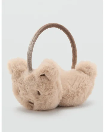 Protectii pentru urechi cu design urs, Maro nisip