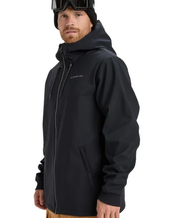 Geaca cu gluga pentru ski Live for the dream, Negru