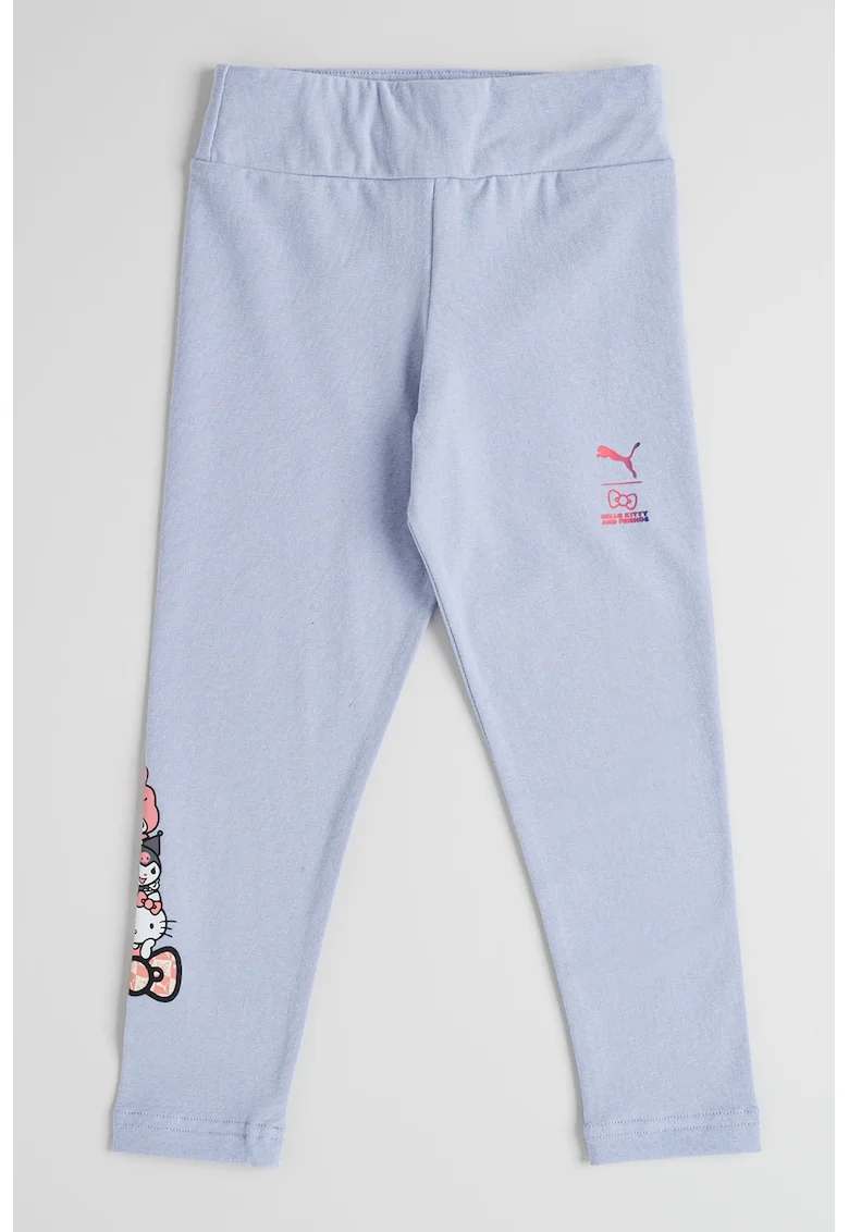 Colanti cu talie inalta Hello Kitty, Albastru lavanda