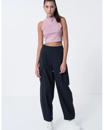 Pantaloni cargo relaxed-fit, pentru fitness Unstoppable, Negru