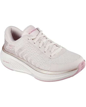 Pantofi sport Go Run Elevate 2.0 din material textil, Roz Crem