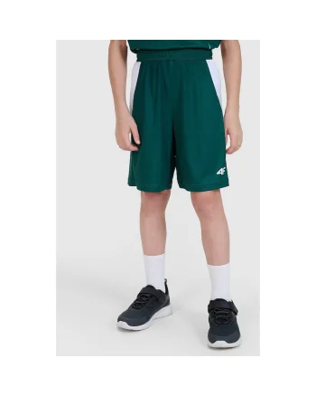 Pantaloni scurti volei copii  poliester, verde