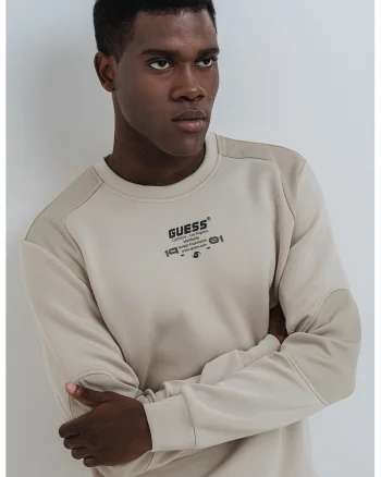 Bluza de trening slim fit cu logo, Grej