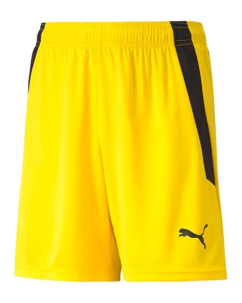 Bermude cu logo pentru fotbal teamLIGA, Galben