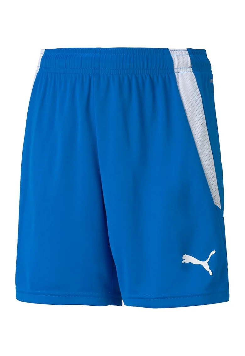 Pantaloni scurti cu talie ajustabila, pentru fotbal teamLIGA, Albastru