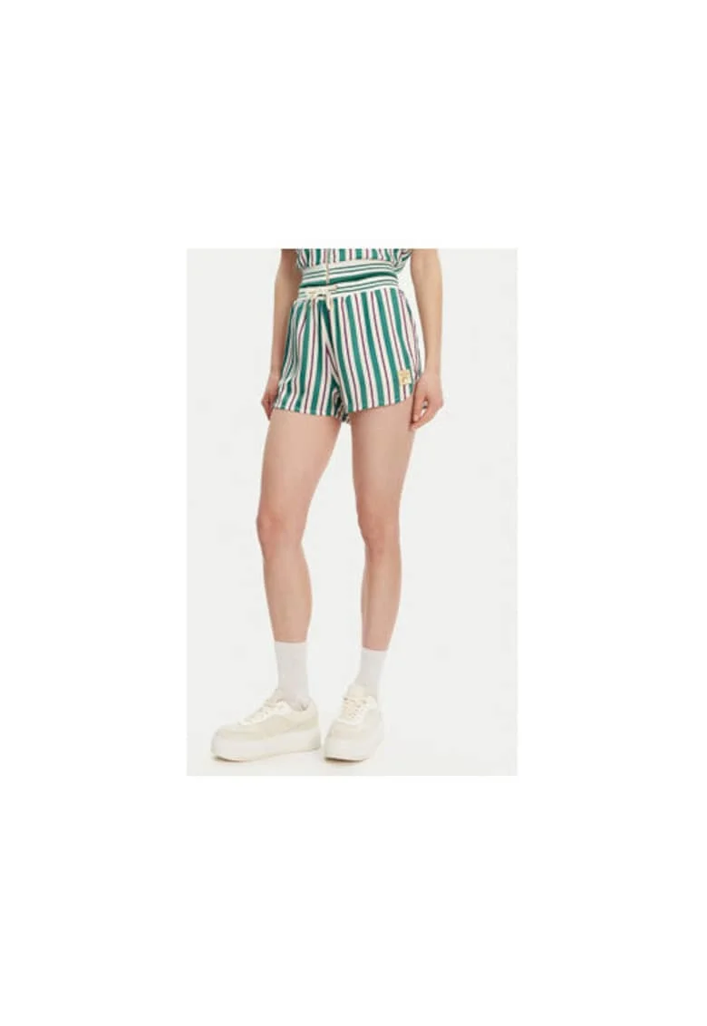 Pantaloni scurti sport dama  FAW1002, Poliester, Verde, Verde