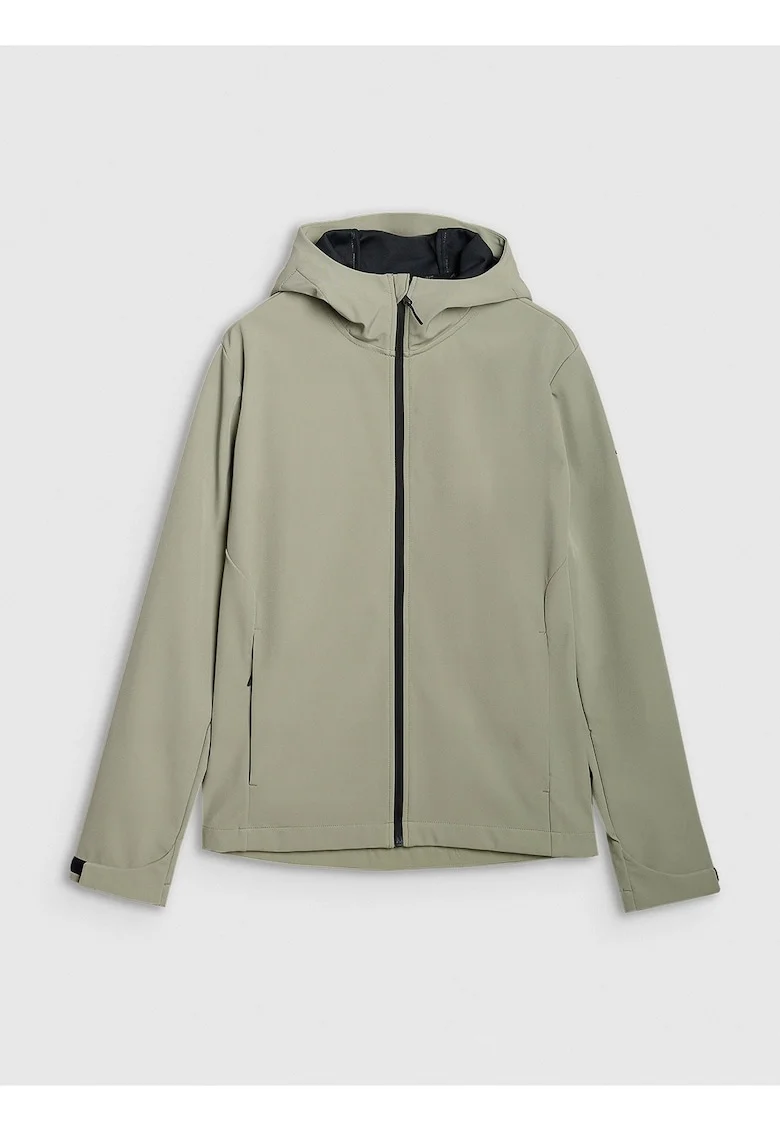 Jacheta softshell barbati  membrana NeoDry 5000, Poliester, gluga reglabila, kaki