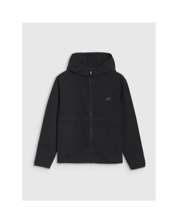 Polar cu Gluga Femei  Negru, Microfleece 220gsm, 4FWarm, XS-XXL, Confort Termic si Stil Casual