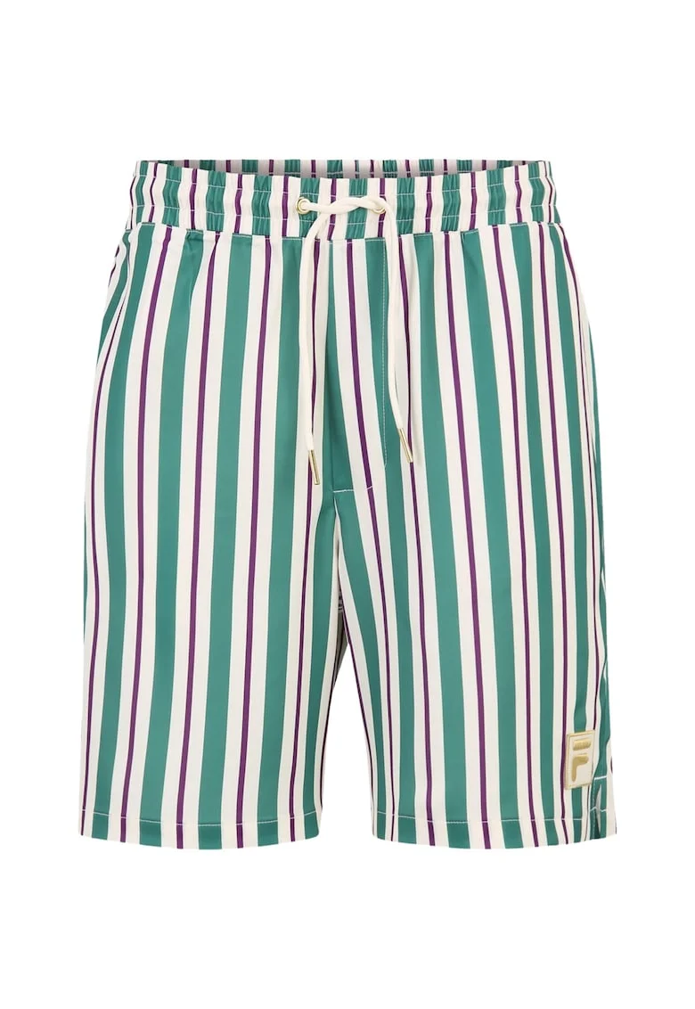 Pantaloni scurti barbati  verde-crem, material uscare rapida, poliester