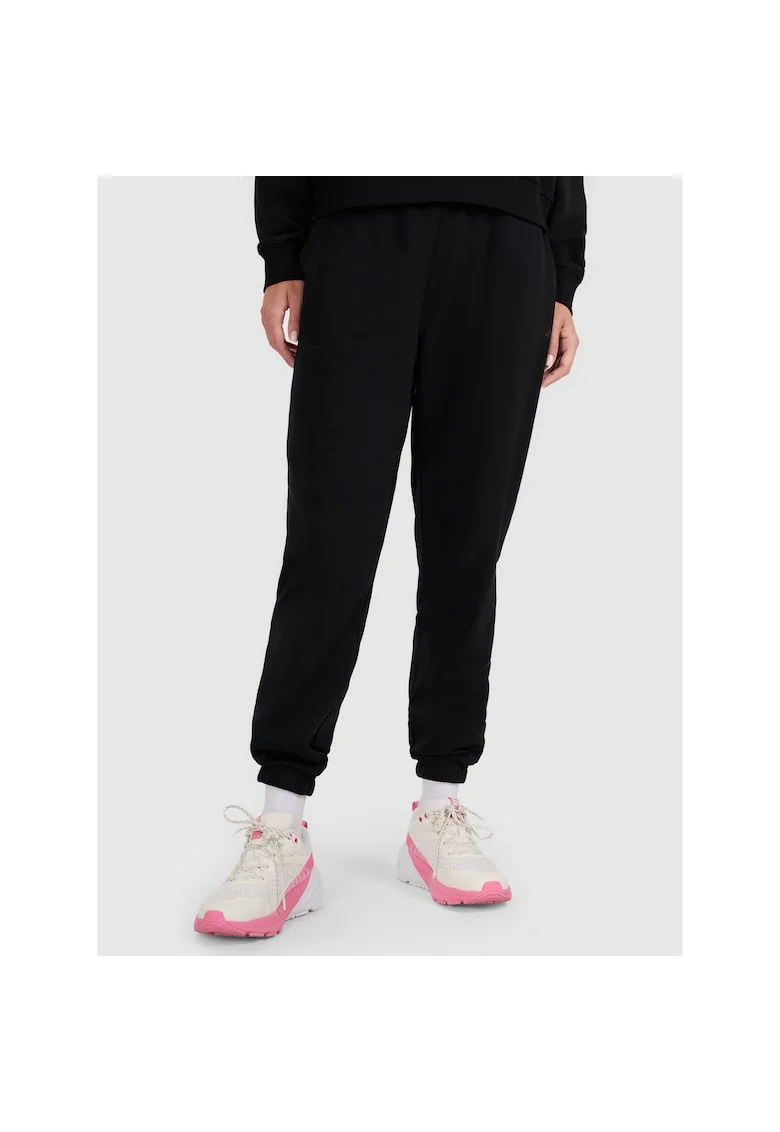 Pantaloni sport bumbac negru, Negru