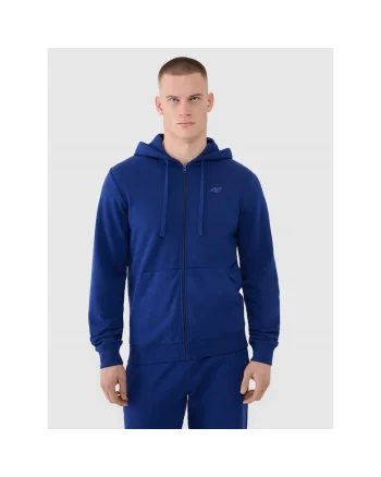 Hanorac sport barbati  albastru, bumbac poliester