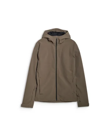 Jacheta softshell barbati  NeoDry 5000, poliester, gluga reglabila, maro