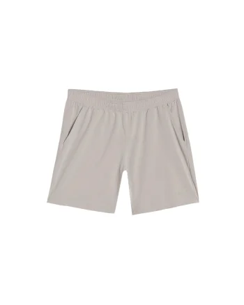 Pantaloni scurti de trening  bej, uscare rapida, sintetic/elastan