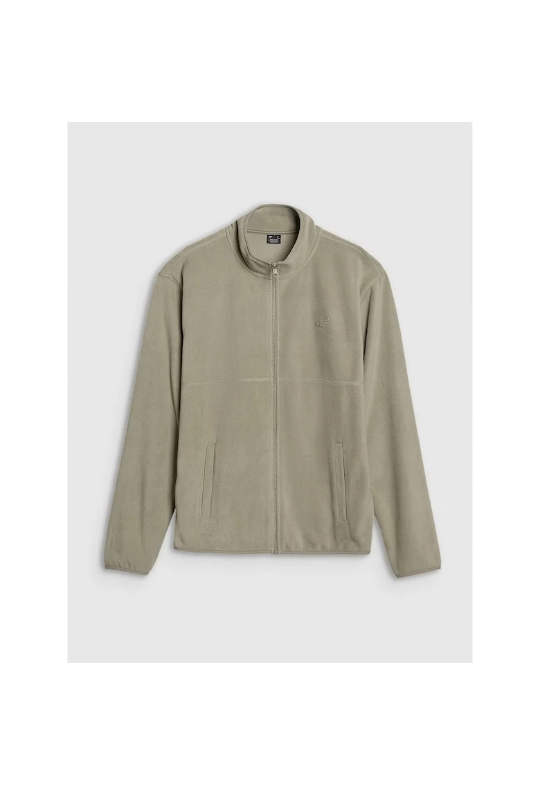 Polar pentru Barbati  Olive Moss Yellow, Tehnologie 4FWarm, Microfleece Termic, Croiala Regular, Sportstyle, Marimi S-XXL