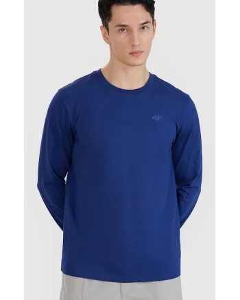Bluza  maneca lunga, bleumarin, 100% bumbac