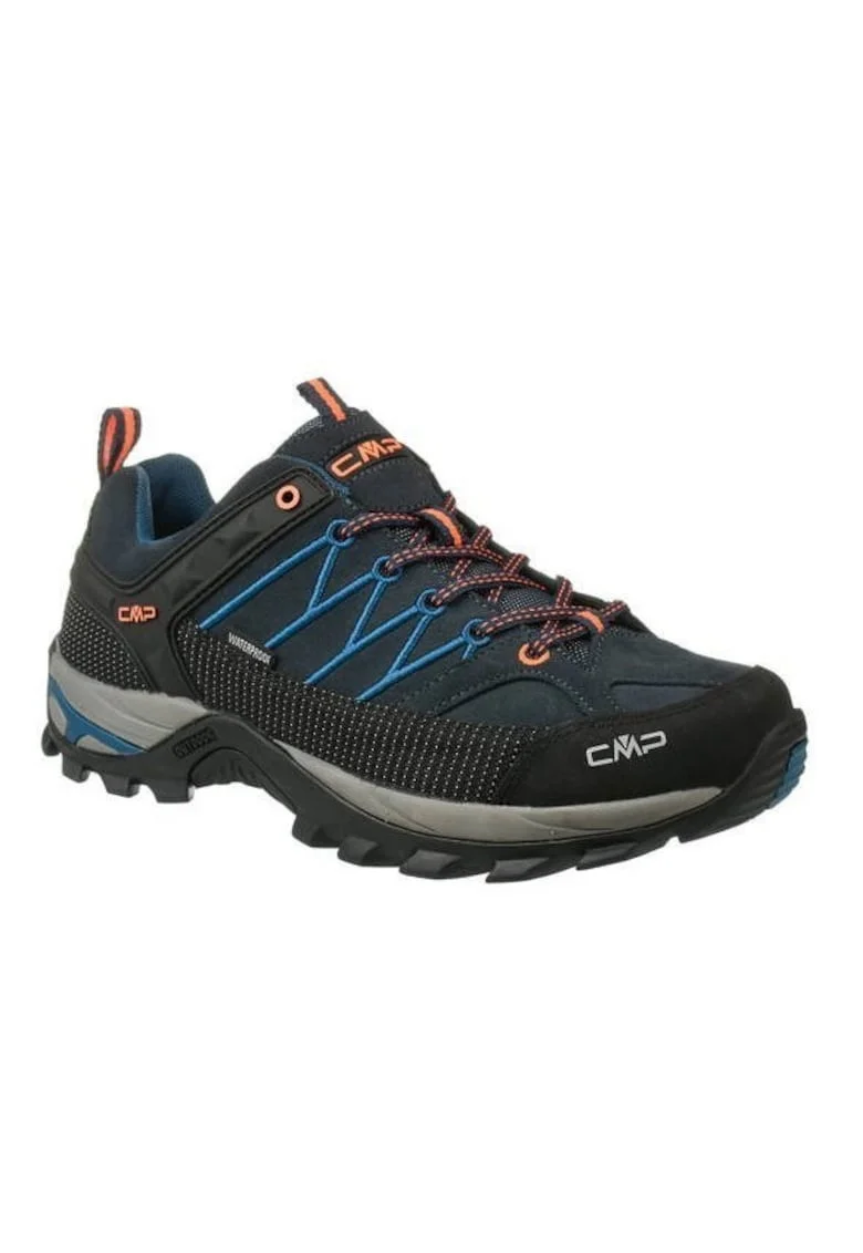 Pantofi  Piele naturala, Trekking, Negru, Negru