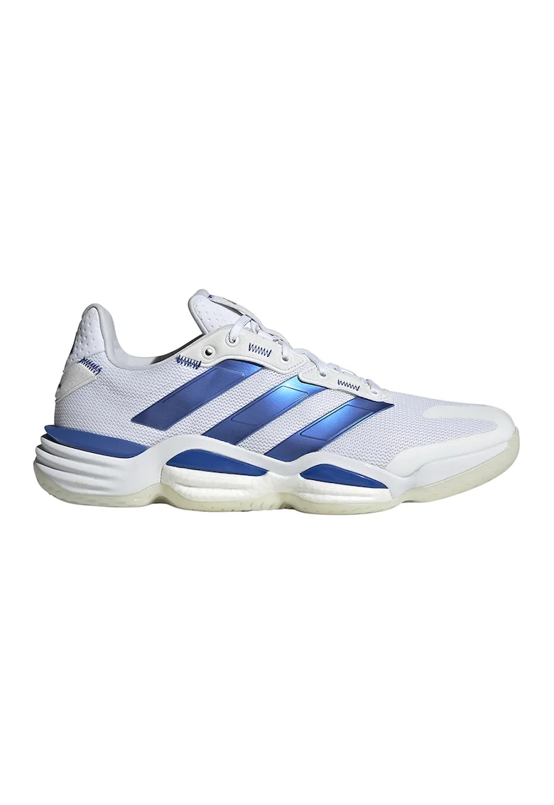Pantofi Stabil 16 din plasa cu garnituri sintetice, Alb/Albastru royal