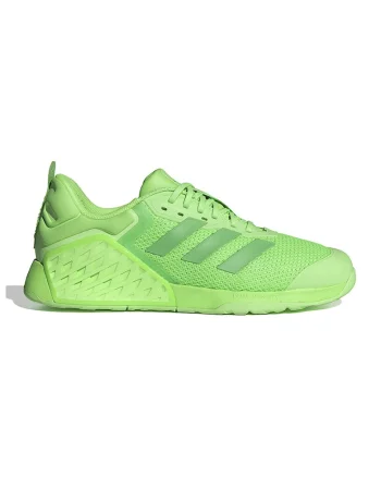 Pantofi cu logo pentru fitness Dropset 3, Verde neon