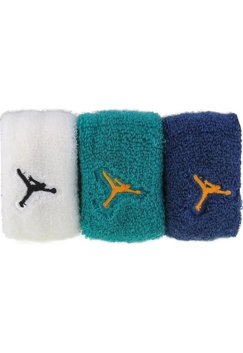 Set 3 mansete pentru par,  Nylon, Multicolor