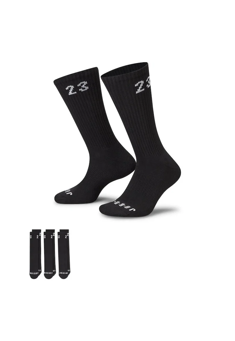 Sosete  U JORDAN ESSENTIAL CREW 3PR-DA5718-010