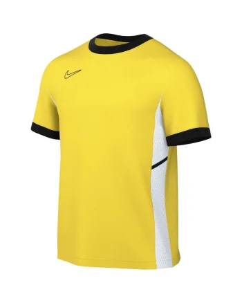 Tricou barbatesc, Nike, Dri-FIT Academy, maneci lungi, galben, poliester reciclat,