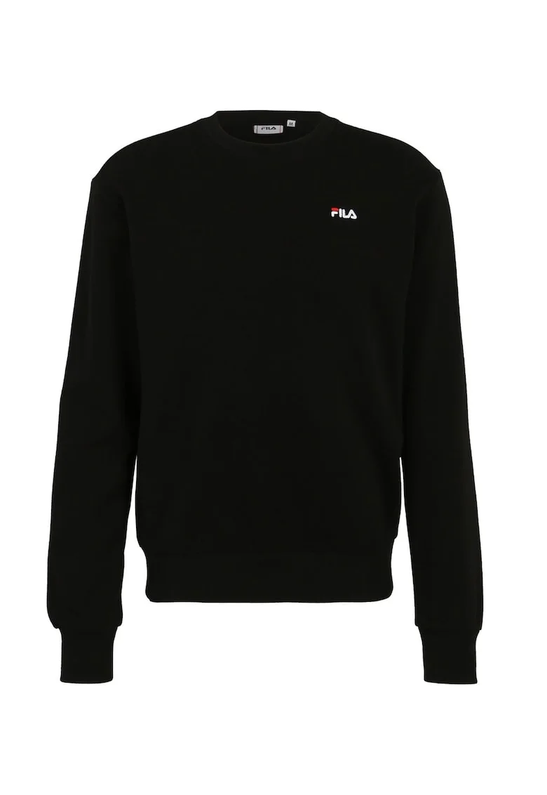Bluza sport barbati,  Leverano, negru, material moale, croiala standard