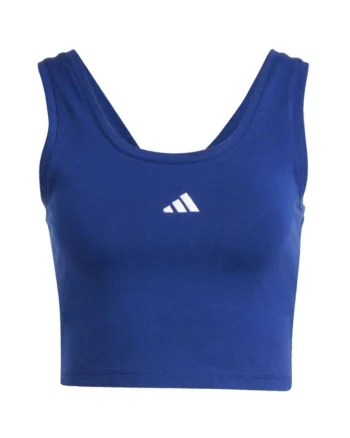 Tricou sport  bumbac, albastru, cu logo mic