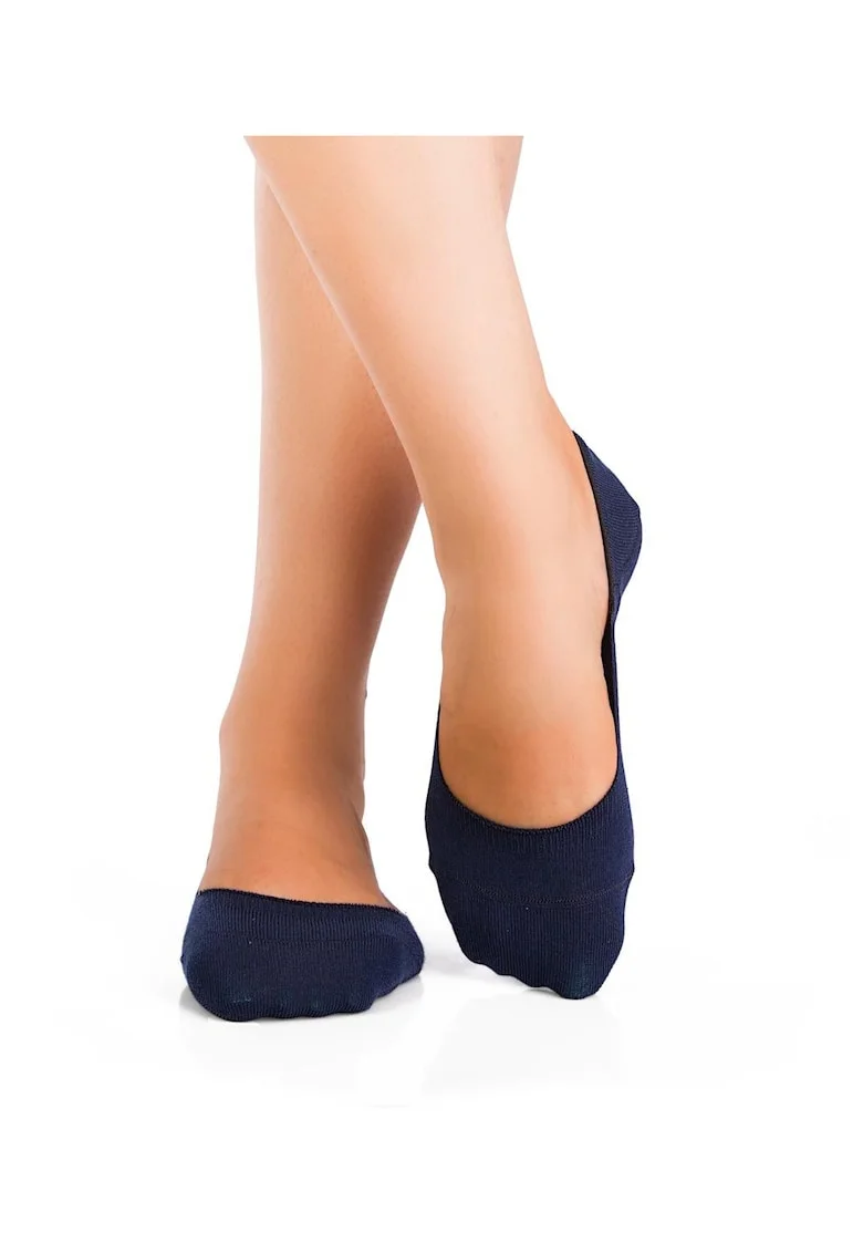 Sosete tip talpici SUPER INVISIBLE ORGANIC SOCKS DARK BLUE